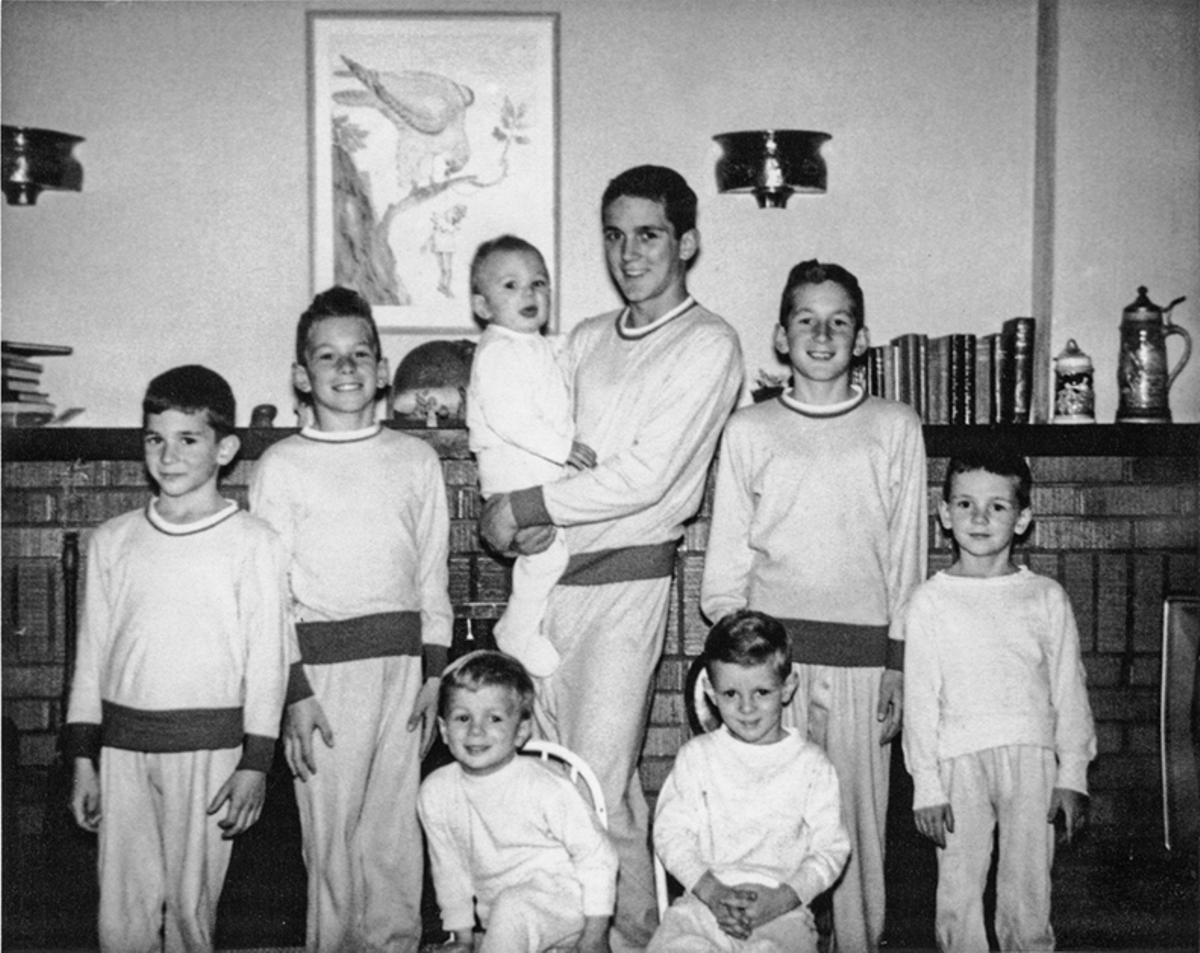 Los chicos Galvin en 1959, cuando las cosas todavía iban relativamente bien.