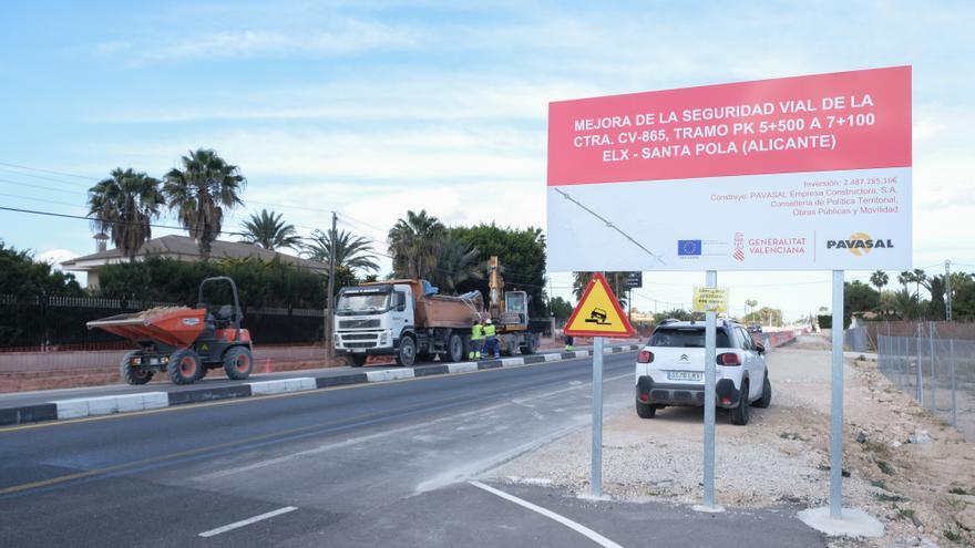 La Generalitat acelera las obras en la red viaria autonómica antes de las elecciones