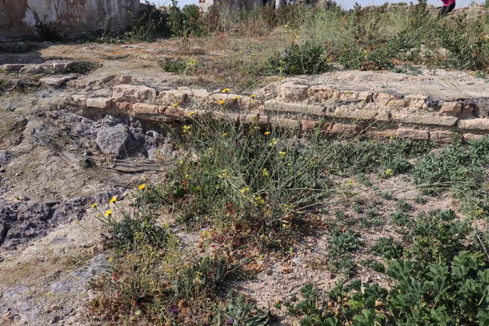 Los castillos de Larache y Cabezo de Torres "se hunden entre la inmundicia", denuncia Huermur