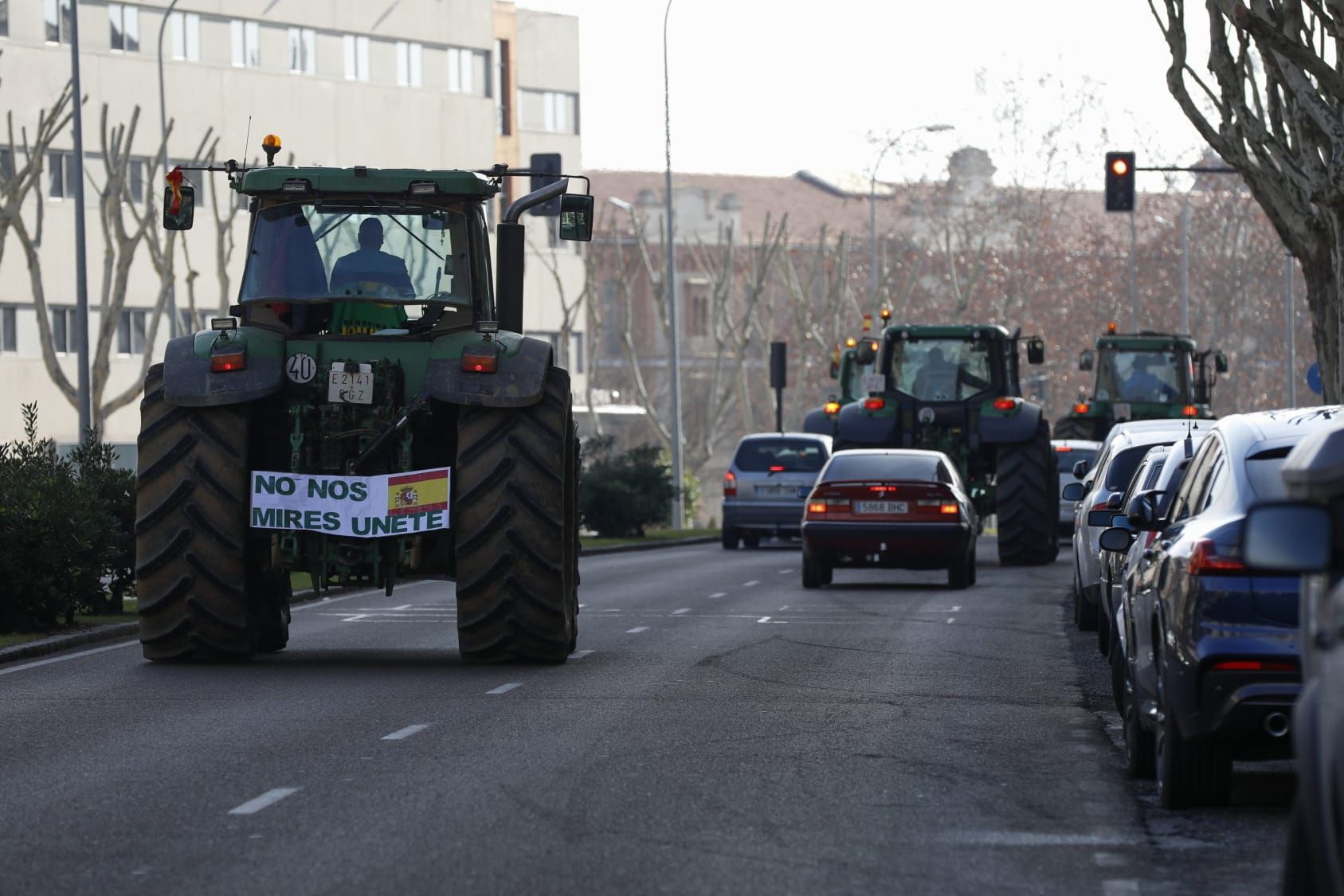 GALERÍA | Tractorada en Zamora: las mejores imágenes de un martes histórico para el campo de la provincia