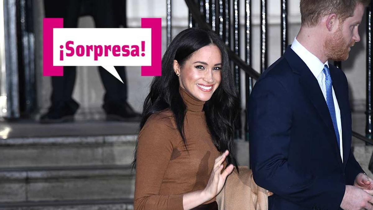 Meghan Markle con bocadillo Cuore