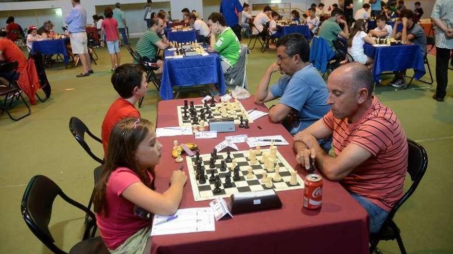 Partidas disputadas en el torneo Ciudad de Pontevedra. // R.V.