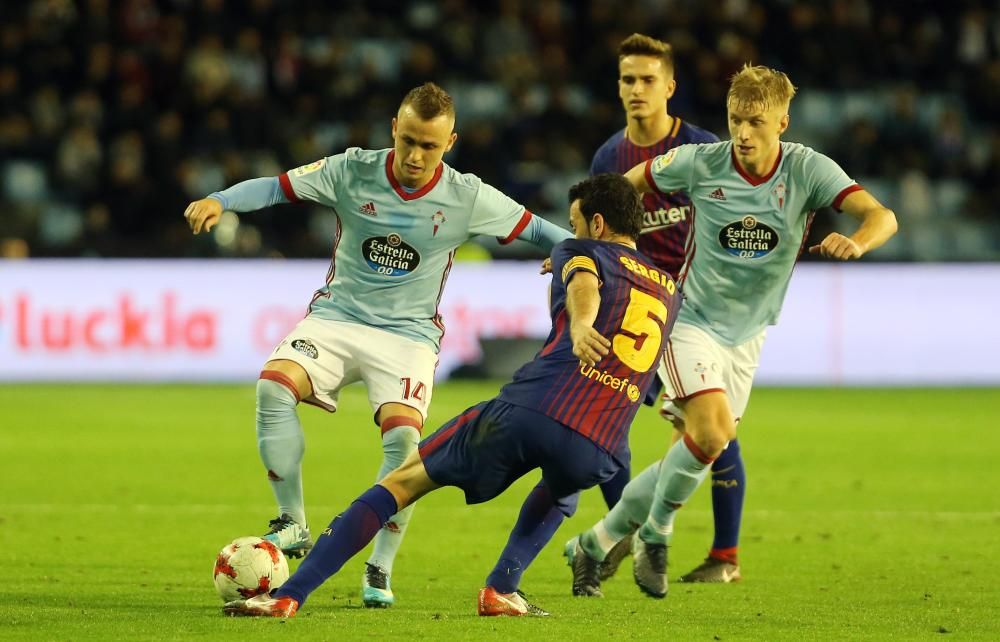 Las mejores imágenes del partido disputado hoy en Balaídos entre el Celta y el Barça