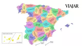 El mapa con las atracciones turísticas más bonitas de cada provincia de España