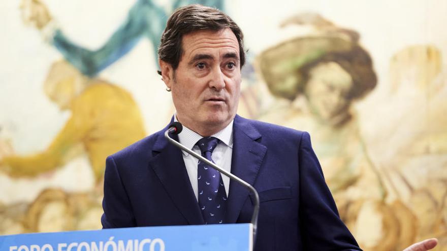 El presidente de la CEOE, Antonio Garamendi.