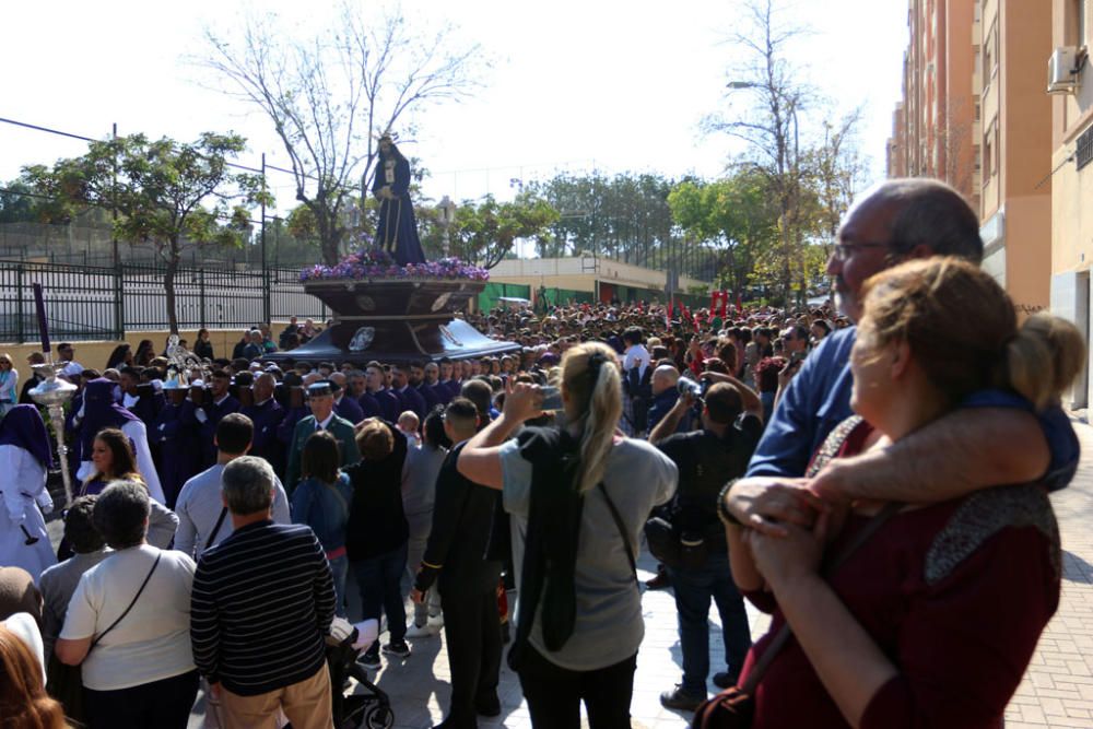 Salida procesional del Cristo Medinaceli y la Virgen de Candelaria.