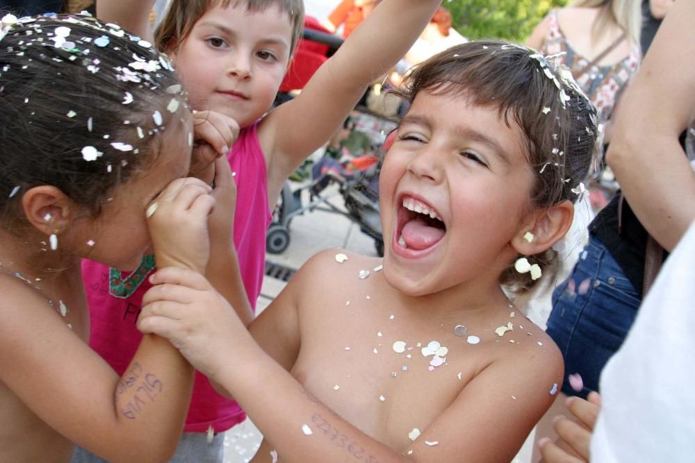 Festa del confeti de la Festa Major Infantil de Sant Joan de Vilatorrada