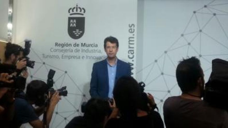 El consejero murciano de Industria y Turismo, Juan Carlos Ruiz.