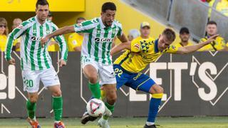 El Betis desaprovecha una nueva oportunidad en Gran Canaria para acercarse a Europa (1-1)