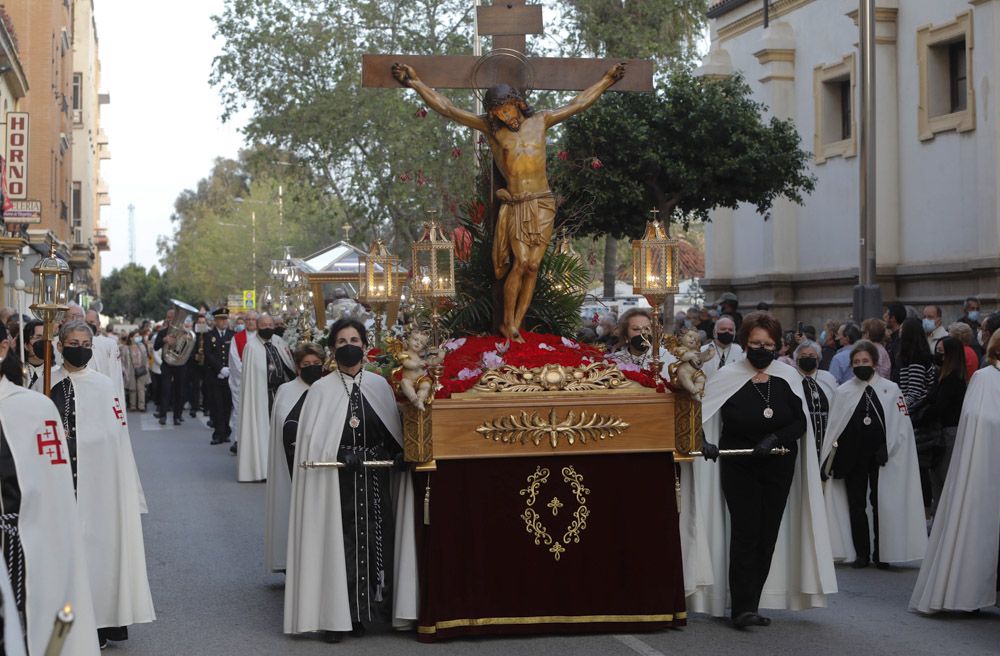 Procesión de Viernes Santo en el Port de Sagunt.