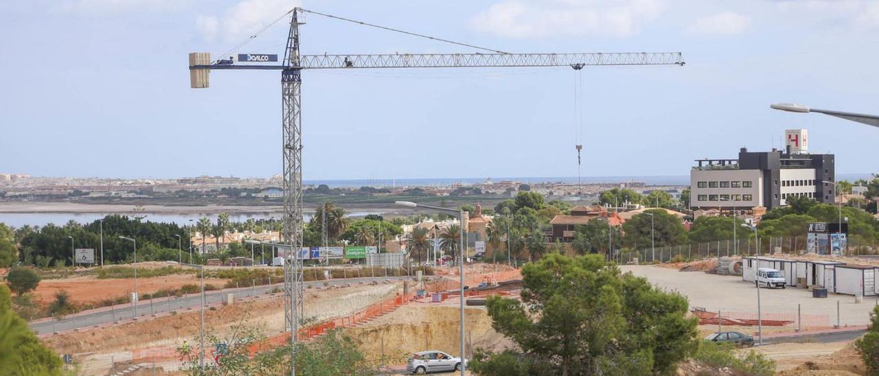 Desarrollo de La Coronelita (Torrevieja) en las inmediaciones de la CV-95, en una imagen de archivo. | TONY SEVILLA