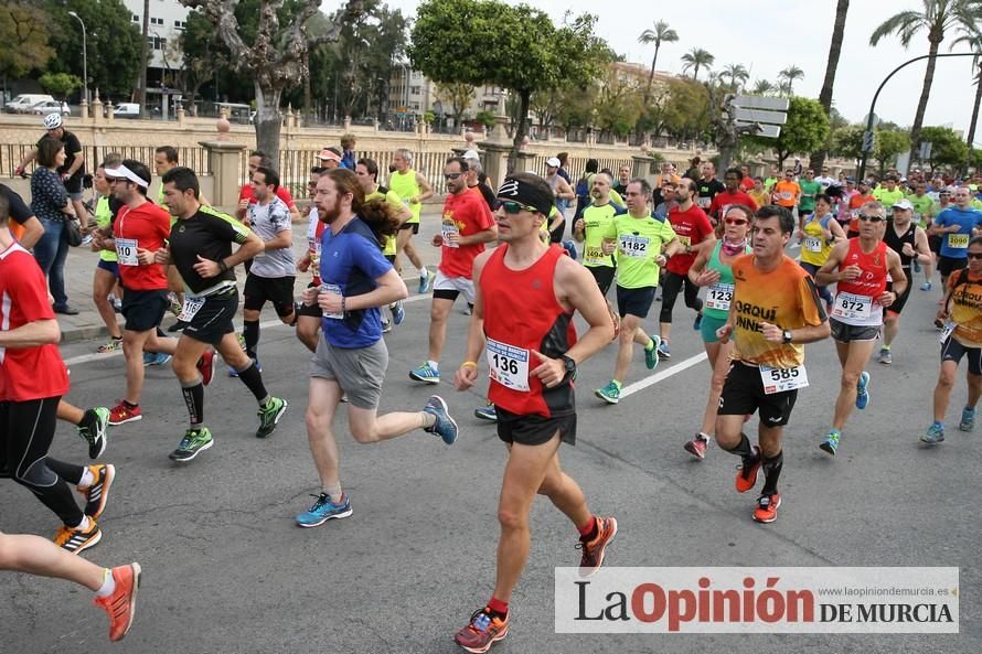 Media Maratón de Murcia: paso por la Avenida del Infante