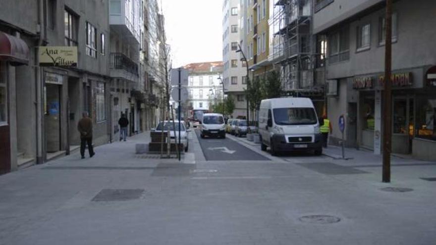 Estado del corredor verde de Orillamar el día de su inauguración. / antón varela