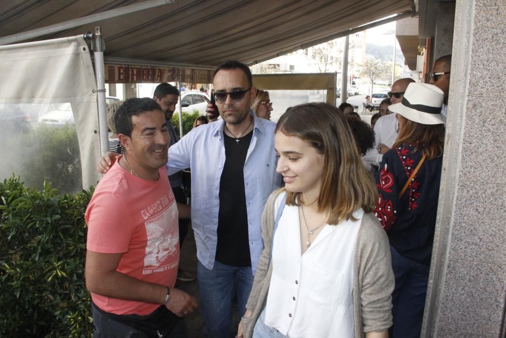 Risto Mejide y Laura Escanes, en Bueu