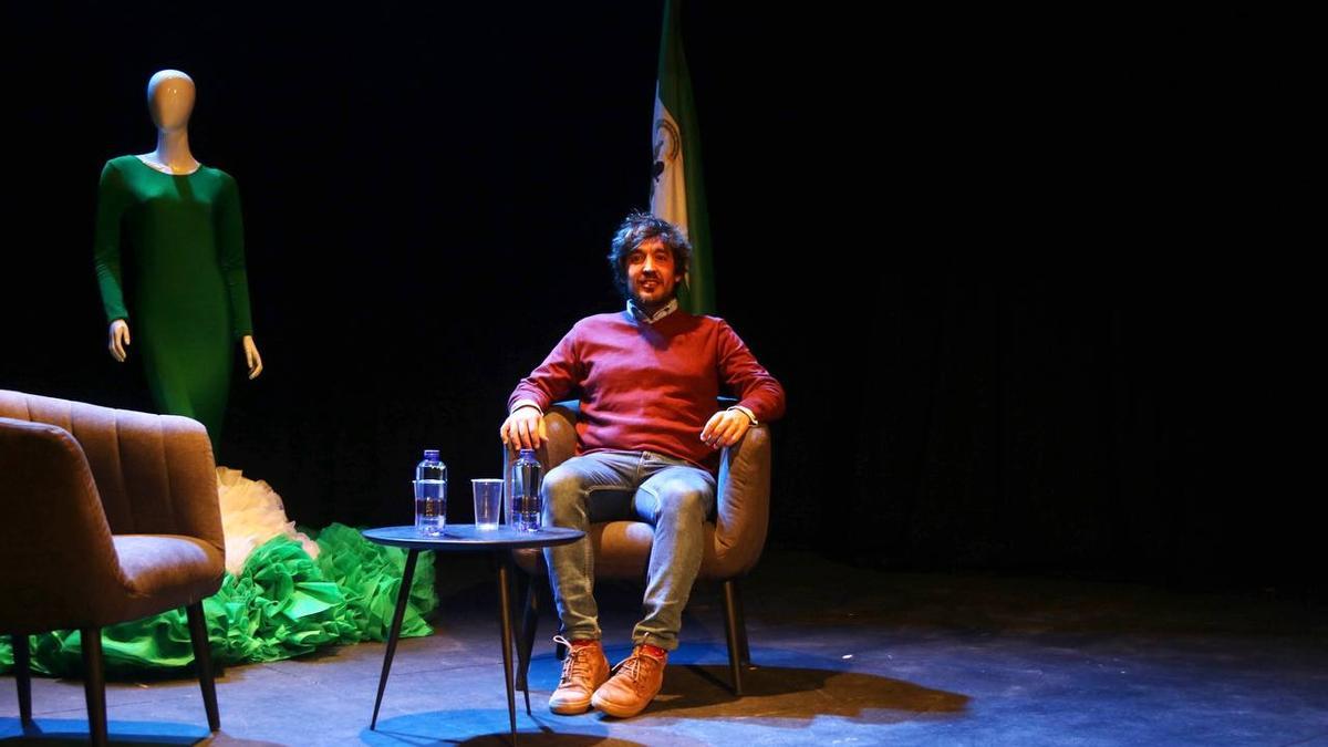 Sergio de Lope, en el Teatro Cómico, en el acto de celebración del Día de Andalucía.