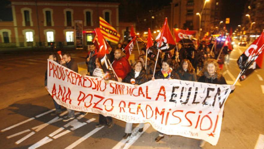 Manifestació Protesta dels treballadors de la neteja