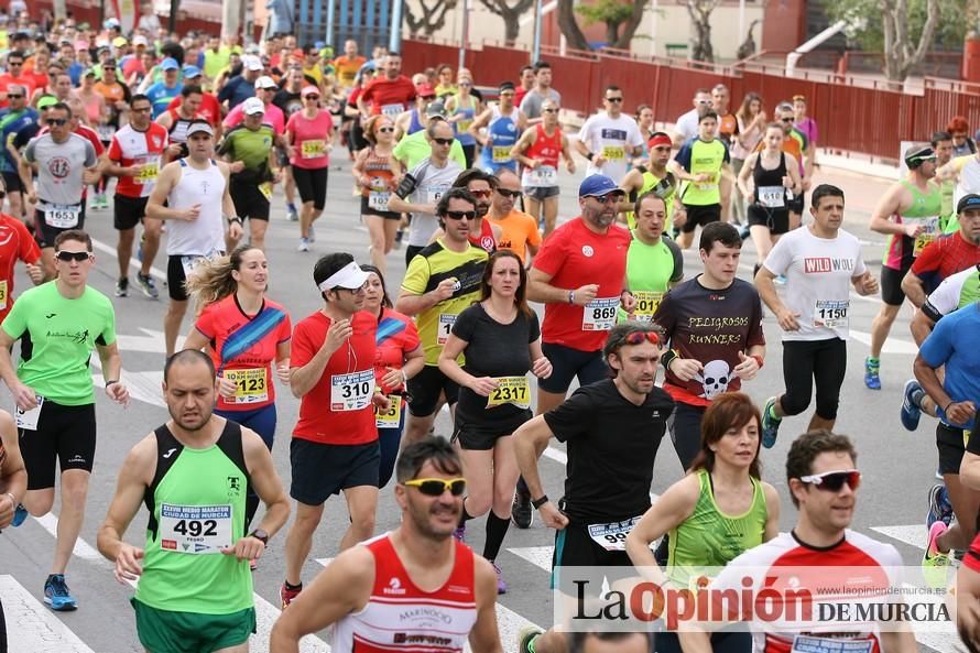 Media Maratón de Murcia: salida