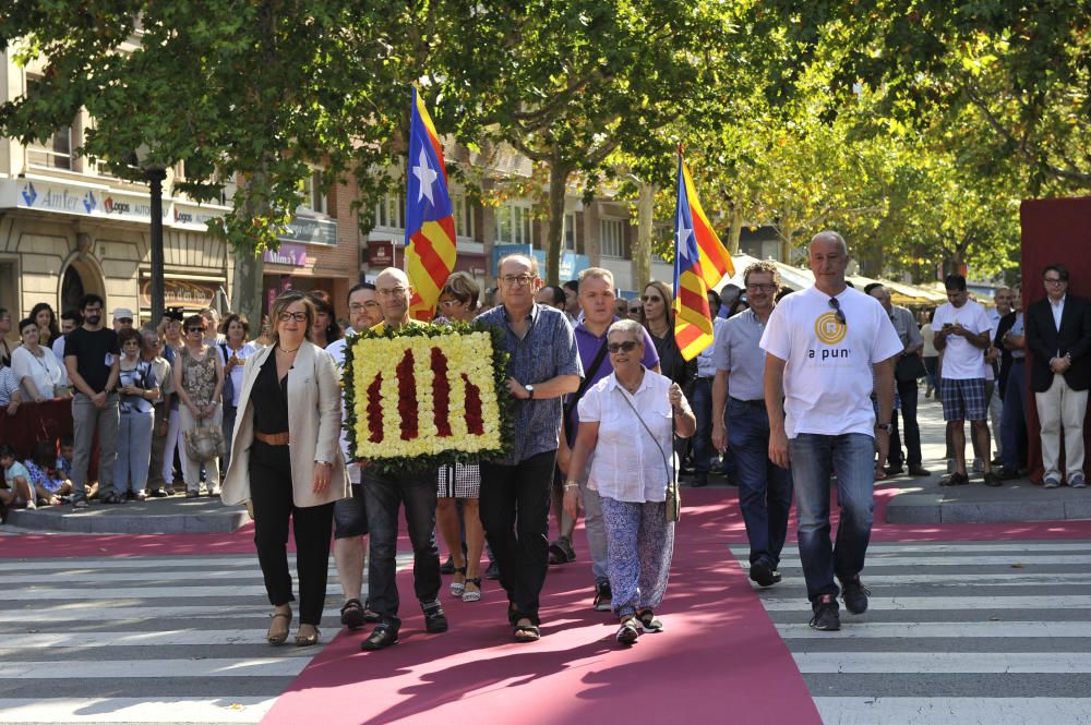 Les ofrenes de la Diada a Manresa