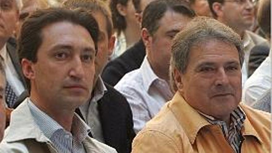 Vicente Betoret y Alfonso Rus, en un acto de partido.