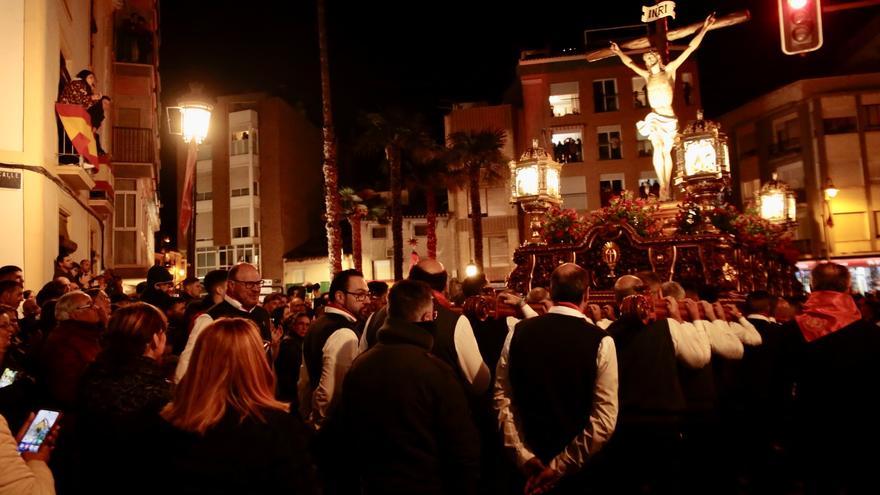 Imágenes del encuentro de las tres imágenes de la Archicofradía del Cristo de la Sangre de Lorca