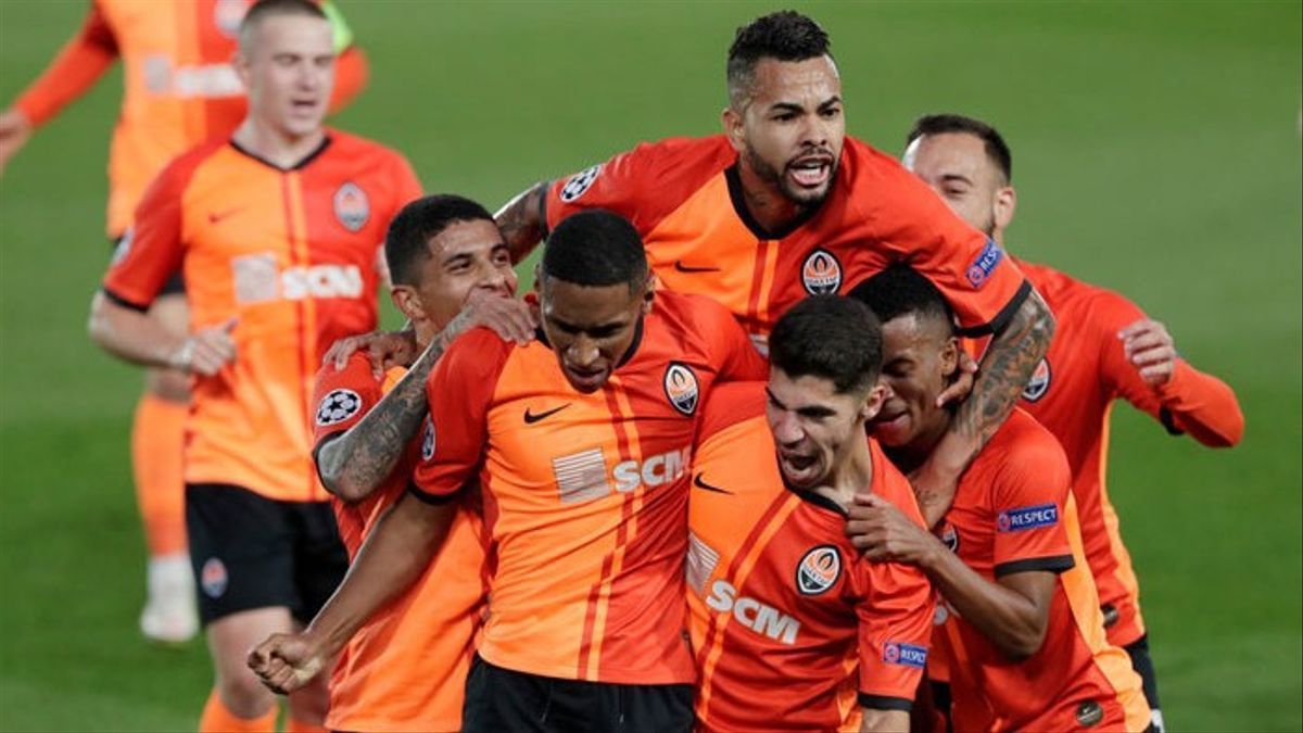 Jugadores del Shakhtar Donetsk.
