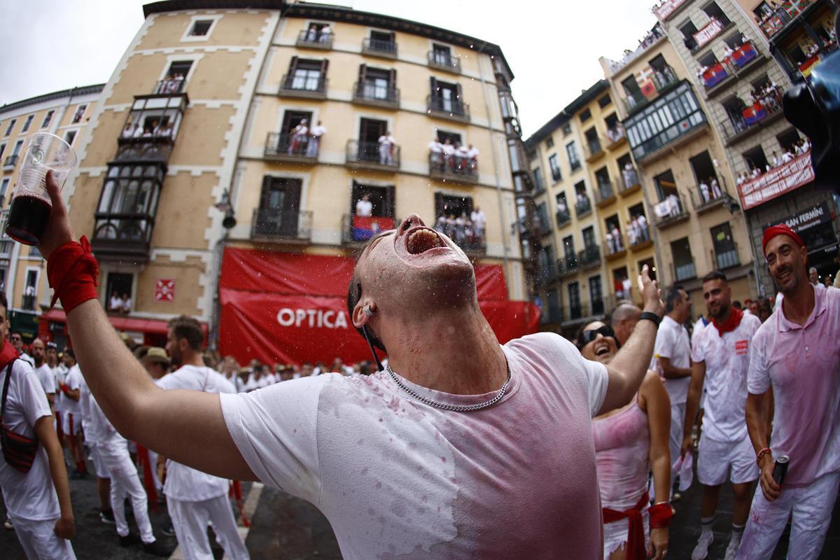 El chupinazo de los Sanfermines 2023, en imágenes