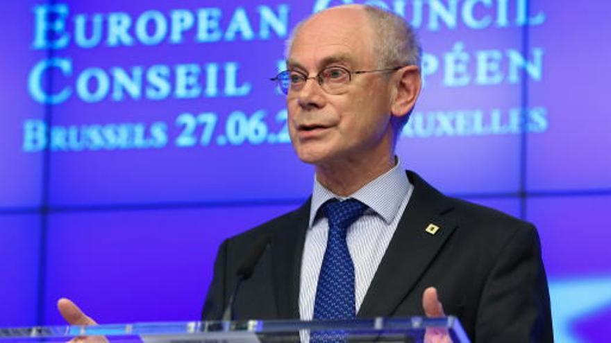 El presidente del Consejo Europeo, Herman Van Rompuy