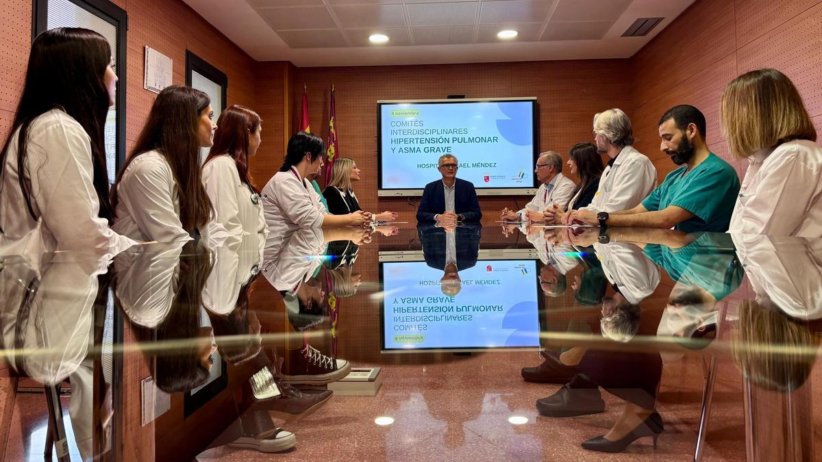 El consejero mantenía un encuentro con los profesionales de los comités.