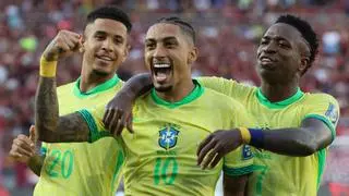 Los registros que explicitan por qué Raphinha vuela con el Barça y Brasil