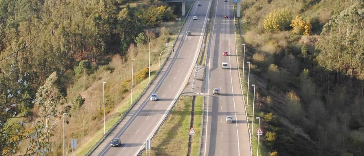 La zona de la Autovía Minera en la que está previsto actuar.