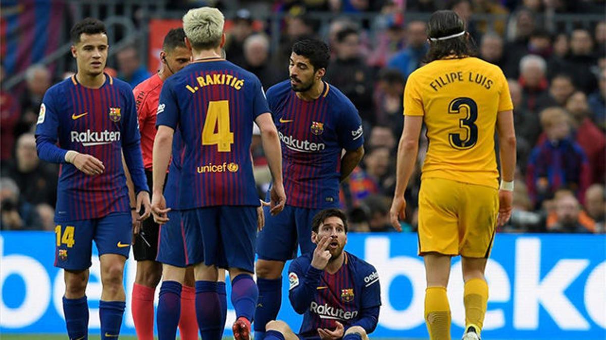 LALIGA | FC Barcelona - Atlético (1-0): Messi recibió tarjeta amarilla