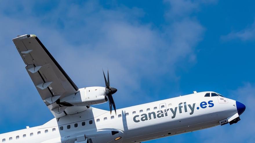 Un avió de la aerolínea Canaryfly.