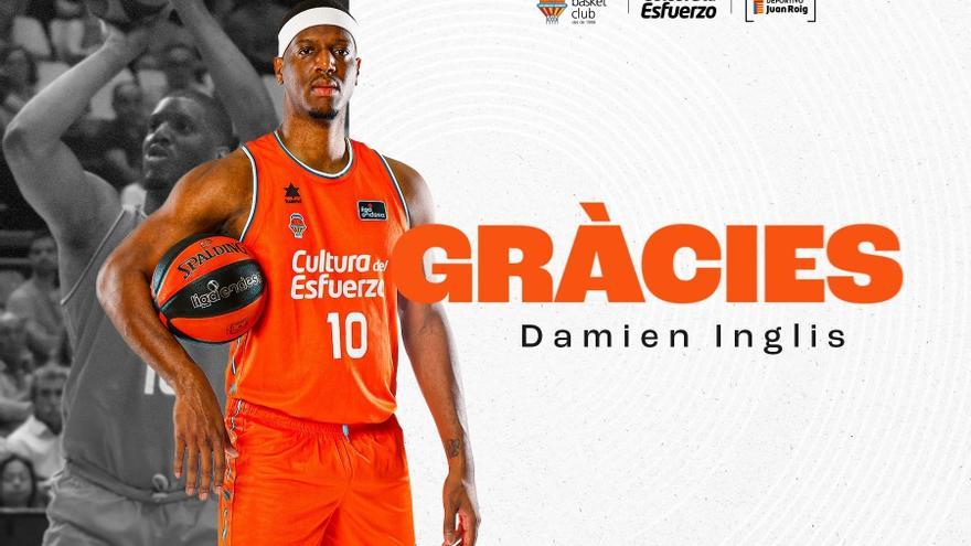 El Valencia Basket anuncia la salida de otro jugador