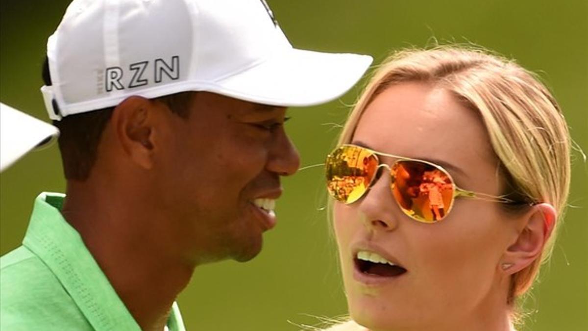 Tiger Woods y Lindsey Vonn rompen