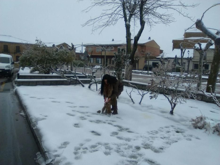 Nieve en Moraleja del Vino