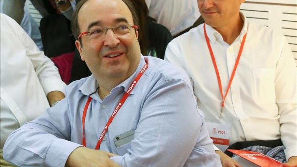 Miquel Iceta durante el Congreso del PSOE en Madrid del pasado domingo