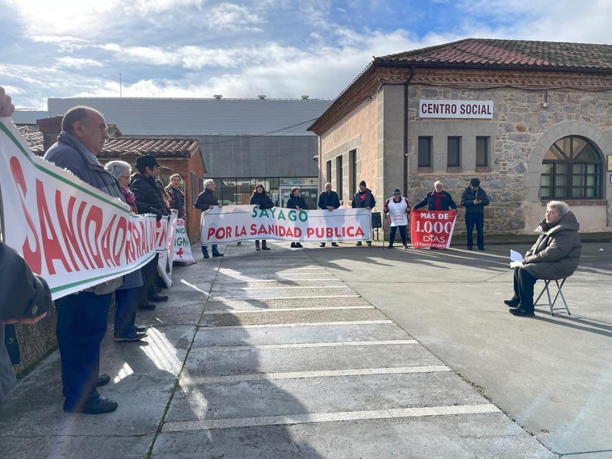 Concentración número 120 por la sanidad en Sayago