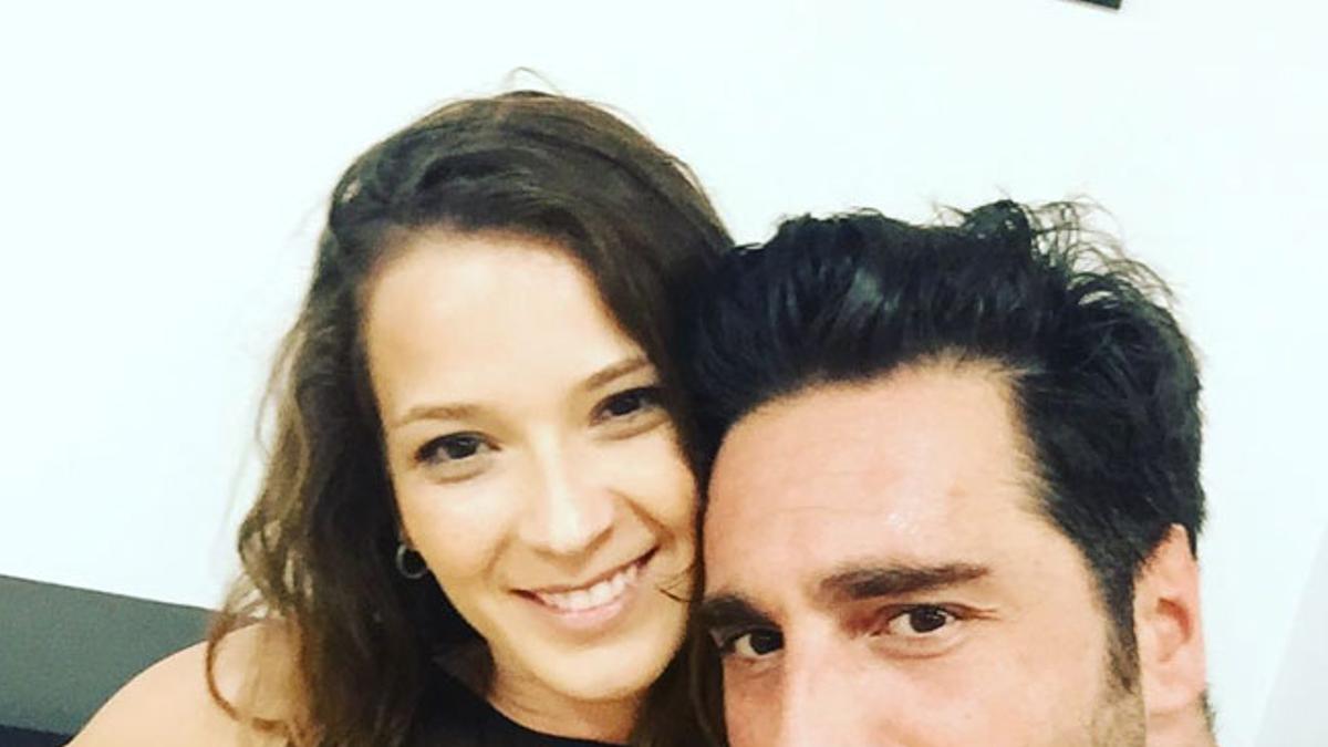 David Bustamante y Yana Olina en los ensayos de 'Bailando con las estrellas'