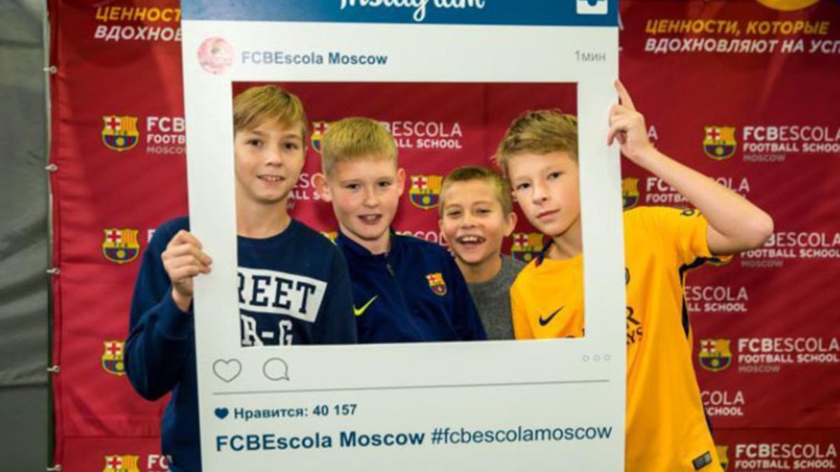 La FCBEscola de Moscú ya está en marcha