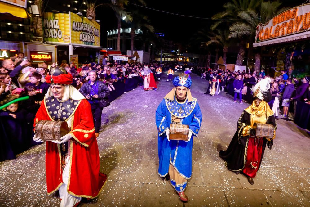 Benidorm aclama a los Reyes Magos.