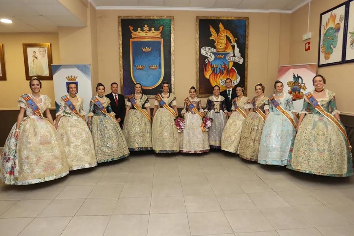 Fotos de la cena de gala en homenaje a la reina fallera 2024 de Burriana, Laia Molina