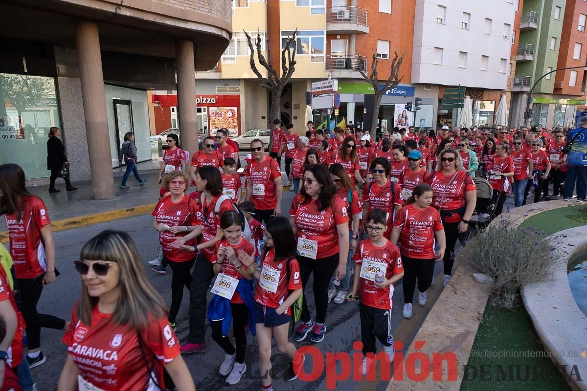 Marcha de la ONG Delwende en Caravaca