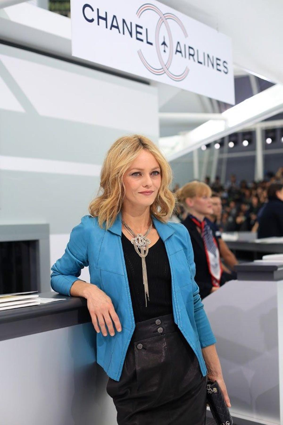 Vanessa Paradis, en el desfile de Chanel en la PFW