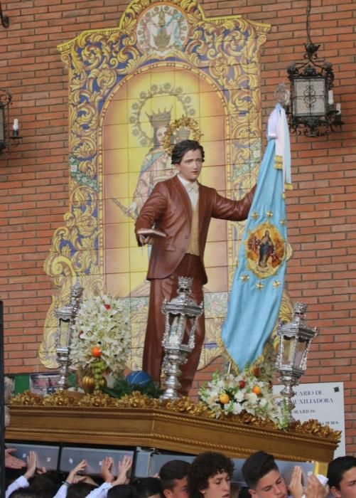 Procesión de María Auxiliadora en Capuchinos