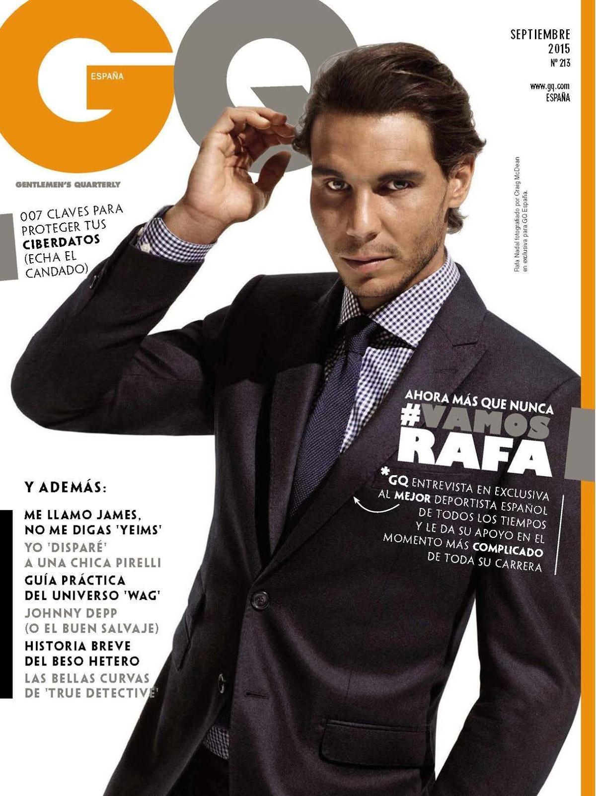 Rafa Nadal en las portadas de revistas