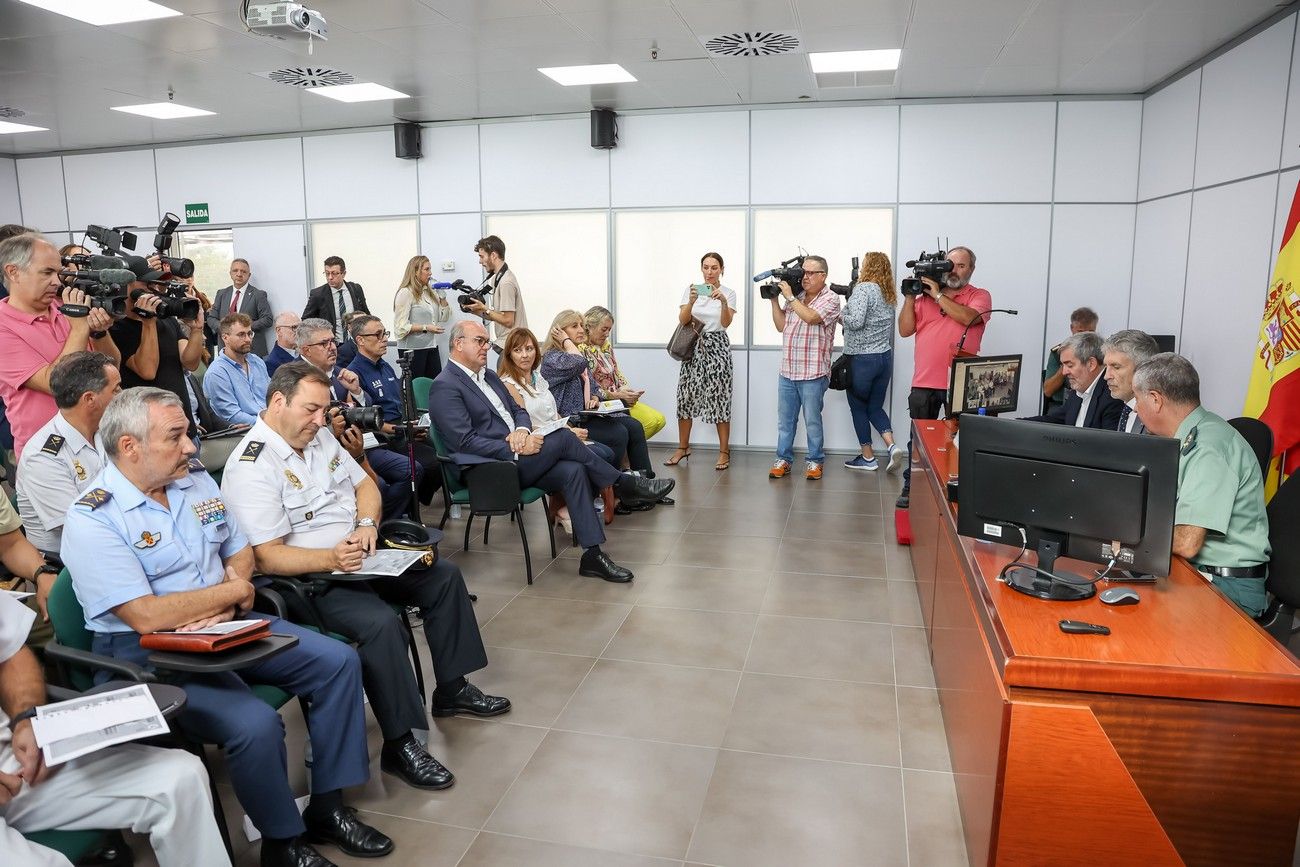 Marlaska preside en Las Palmas de Gran Canari una reunión de coordinación sobre la inmigración