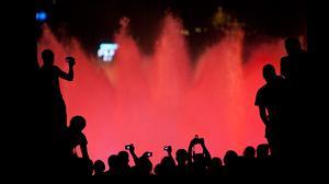 La Font Màgica de Montjuïc estrena un programa d’ordinador per fer les coreografies d’aigua i música. Foto: FERRAN NADEU
