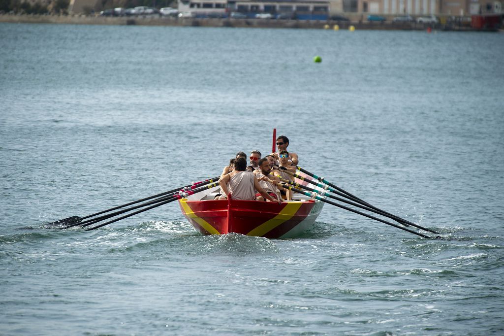 Los cartagineses ganan la regata marítima