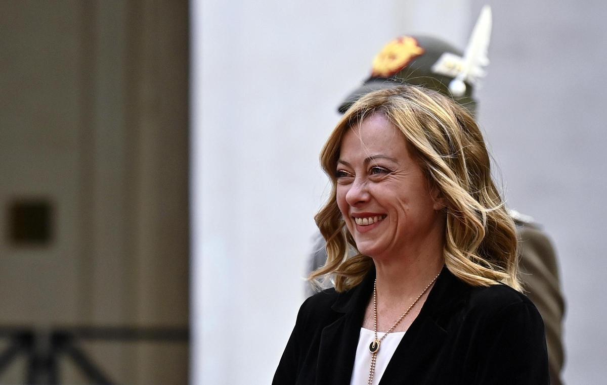 Giorgia Meloni, primera ministra italiana.