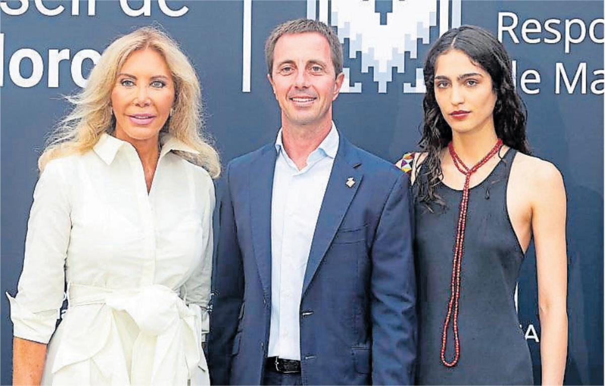Norma Duval, Llorenç Galmés y Sara Caballero